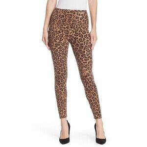 Love, Fire women's Leopard Print Skinny Leggings size S in brown